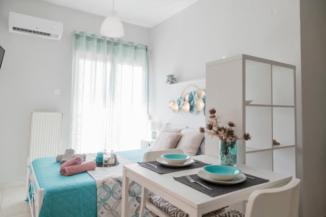 Mellow Studio In Volos City Apartment Bagian luar foto