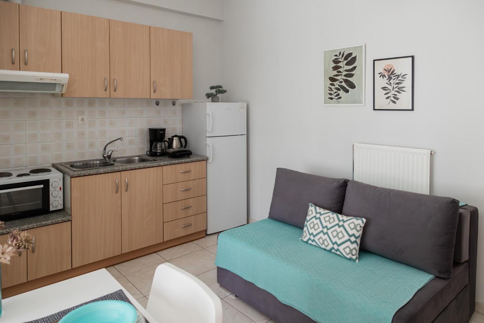 Mellow Studio In Volos City Apartment Bagian luar foto